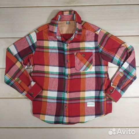 Рубашка девочка Uniqlo 122см C09.0121