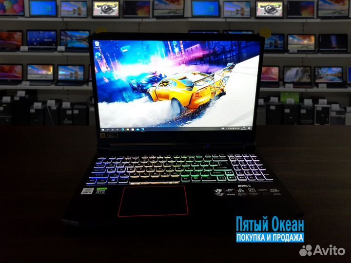 Игровой ноутбук Acer Nitro, RTX 3060 6G