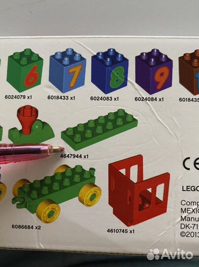 Конструктор лего дупло 10558 считай и играй