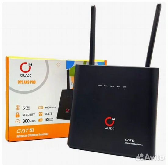 4G Wi-Fi Роутер olax 9 PRO под Любой тариф
