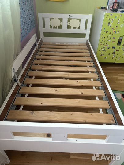 Детская кровать IKEA с матрасом