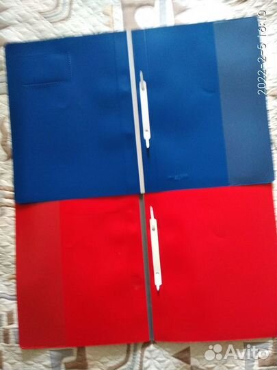 Папки-скоросшиватели новые. Ассортимент разный