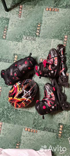 Роликовые коньки детские раздвижные