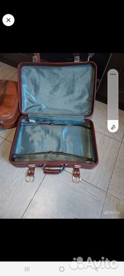 Кожаные чемоданы СССР