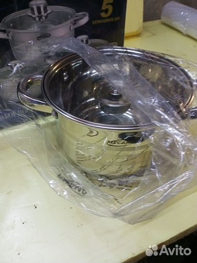 Кастрюля из нержавейки набор