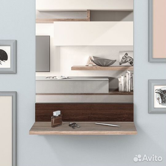 Полка Даминарт Настенная Прямая Угол 500, 50х13х15