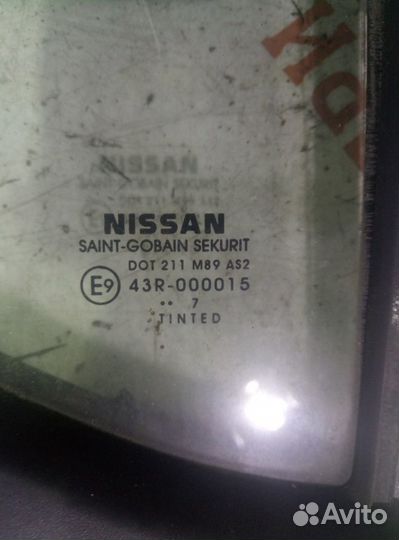 Ниссан Навара Форточка задняя правая AS2 Прав