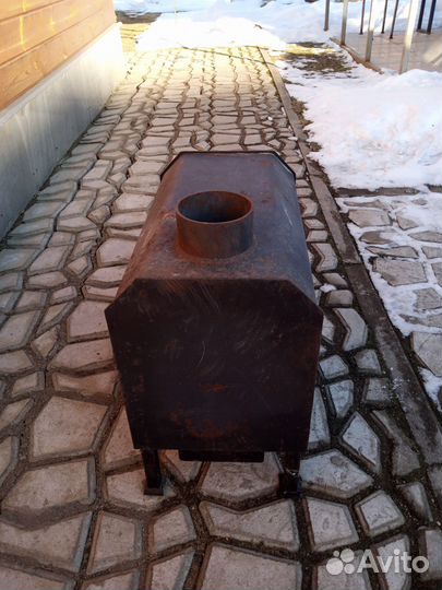 Печь буржуйка в гараж