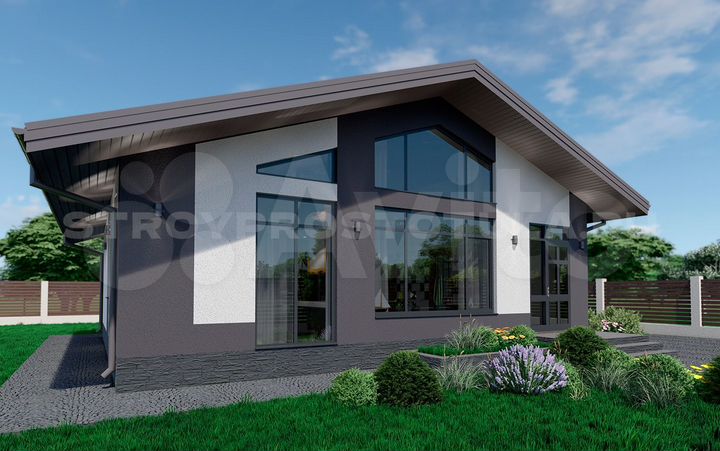 Дом 106 м² на участке 12 сот.