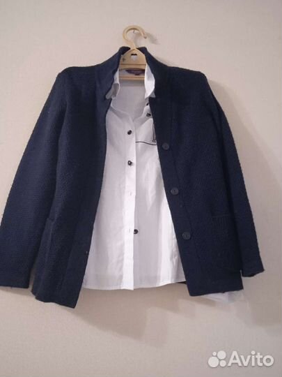 Школьная рубашка с пиджаком