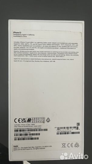 iPhone 13, 128 ГБ