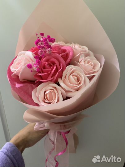 Букет цветов из мыла