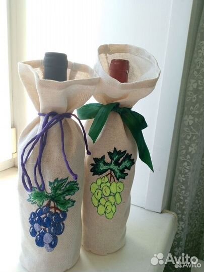 Подарочный мешочки для бутылки