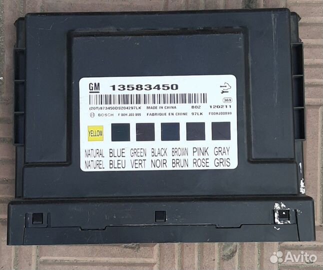 Chevrolet Cruze блок комфорта