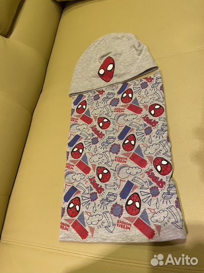 Шапка и снуд H&M (человек паук)