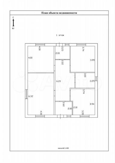 Дом 102 м² на участке 8 сот.