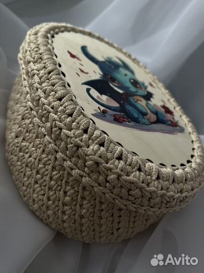 Корзина из полиэфирного шнура