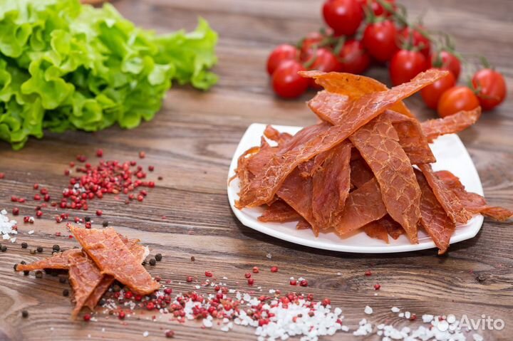 Свинина ломтики вяленые 0.5 кг