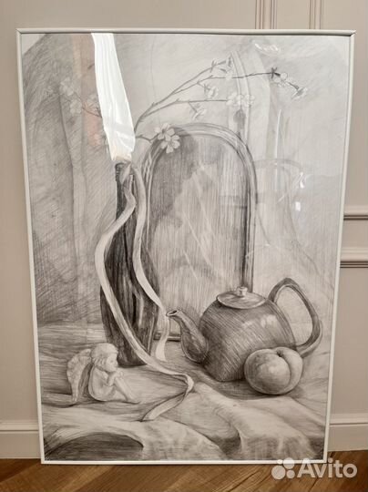 Картина Натюрморт с ангелом