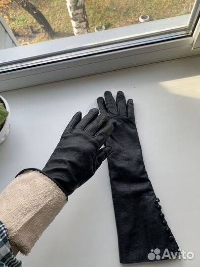 Перчатки натуральная кожа