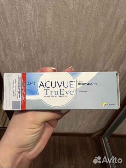 Линзы Acuvue1-Day TruEye,Однодн., +3.75 /14.2 /8.5