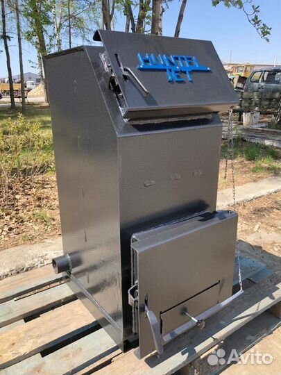 Твердотопливный котёл с увеличенной топкой