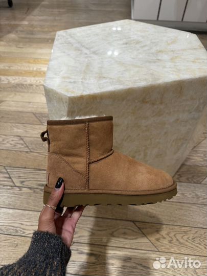 Ugg классические мини рыжые без платформы