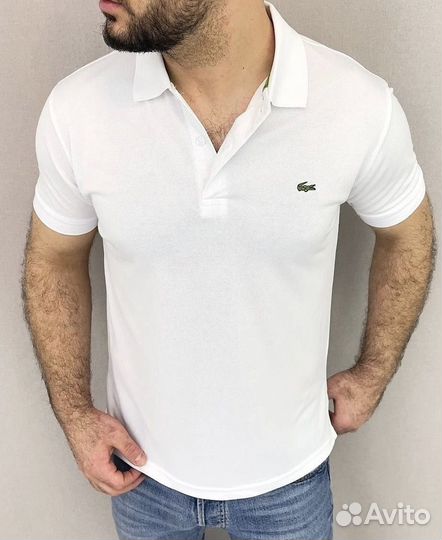 Футболка polo Lacoste больших размеров