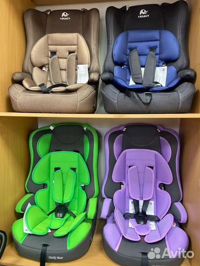 Автокресло Мишутка 9-36кг (со съемной спинкой)