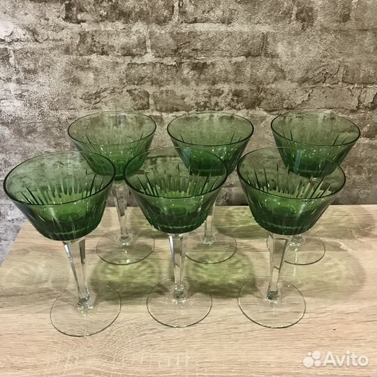 Хрустальные фужеры производства гдр