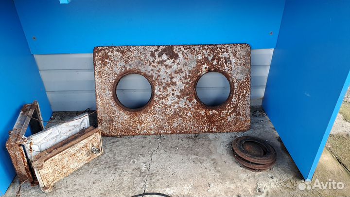 Плита и дверцы для отопительной печи
