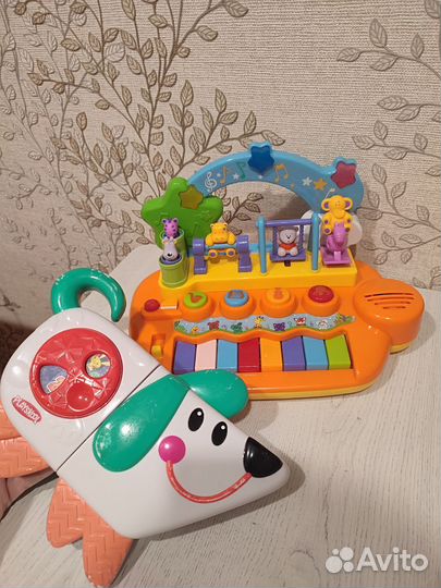 Детские развивающие игрушки 0+ пианино