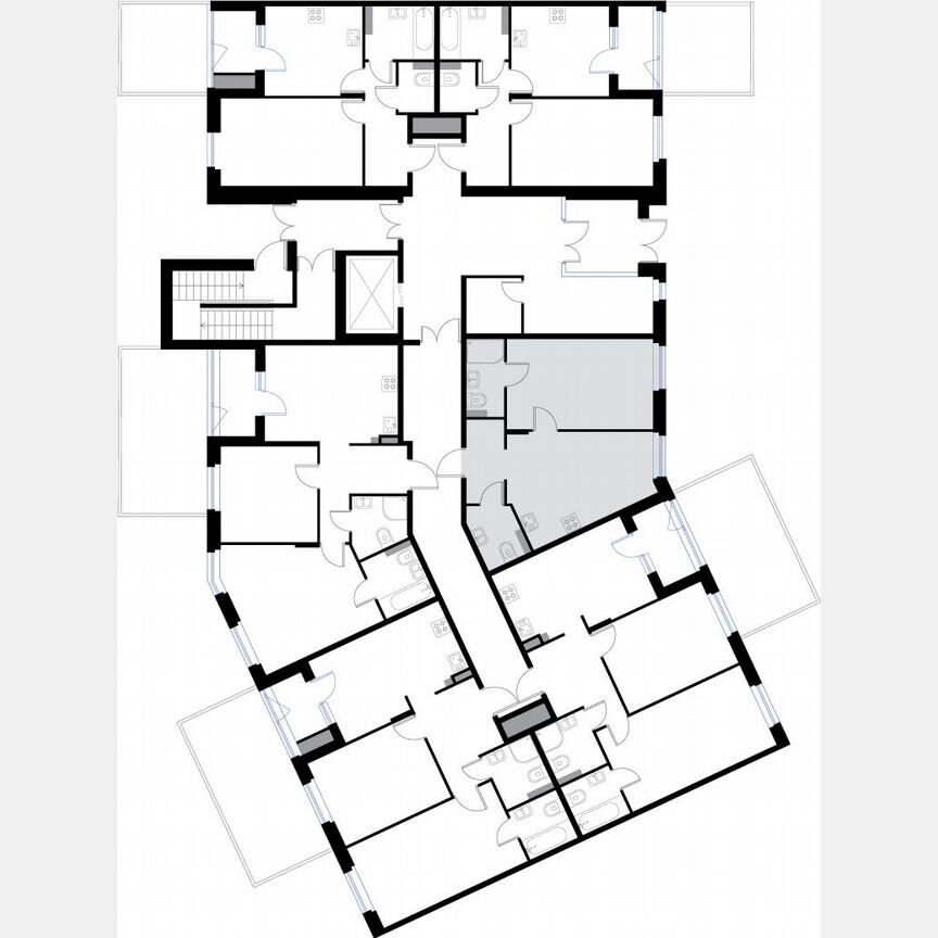 1-к. квартира, 40,8 м², 1/3 эт.