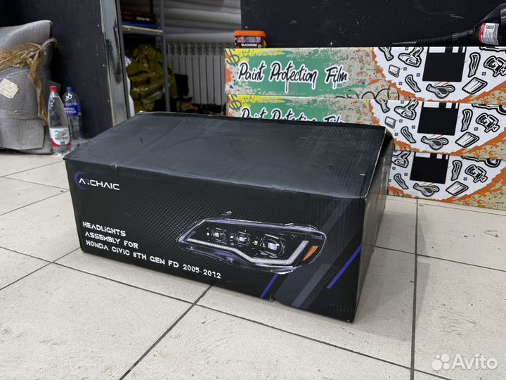 Фары на honda civic 4D