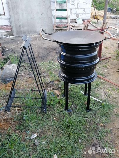 Печь дровиная, для казана