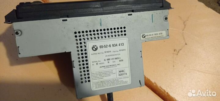 Штатная автомагнитола bmw