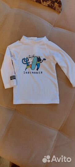 Футболка для плавания детская с уф защитой