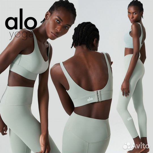 Спортивный топ Alo Yoga и лосины костюм S M L XL