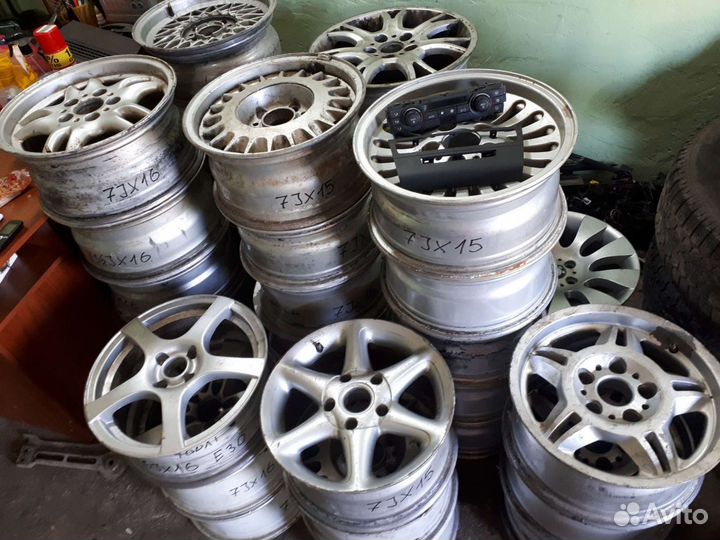 Бмв Е34 Е32 диск литой 1шт 7J R15