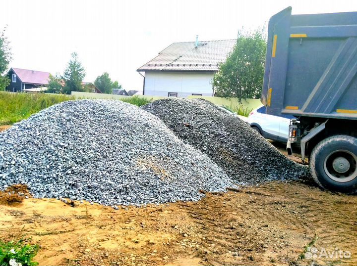 Щебень 5 20 привезем с карьера