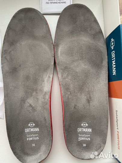 Новые ортопедические стельки Ortmann, 38 р