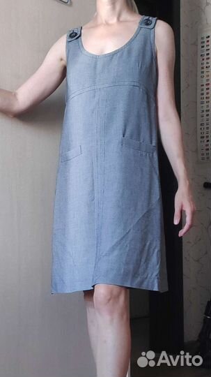 Сарафан серый 46 размер