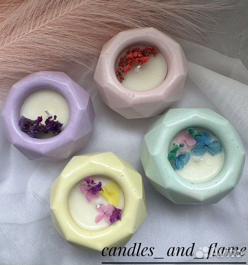 Свечи из соевого воска