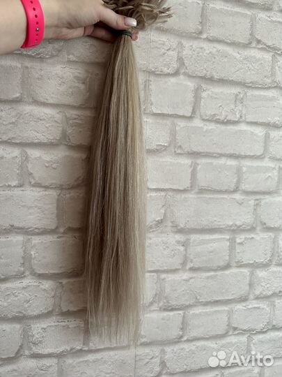 Волосы натуральные блонд