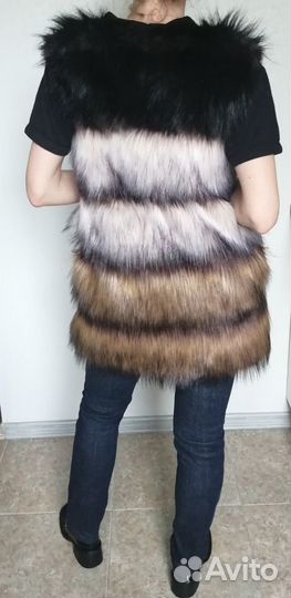 Жилет эко мех итальянской марки Dixie