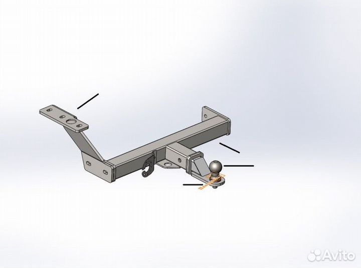 Фаркоп Subaru Forester 2013-2018 съемный квадрат б