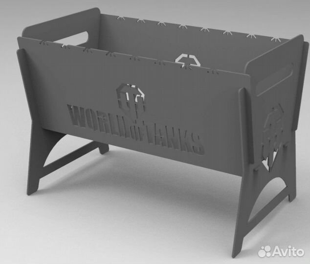 Мангал именной разборный подарочный