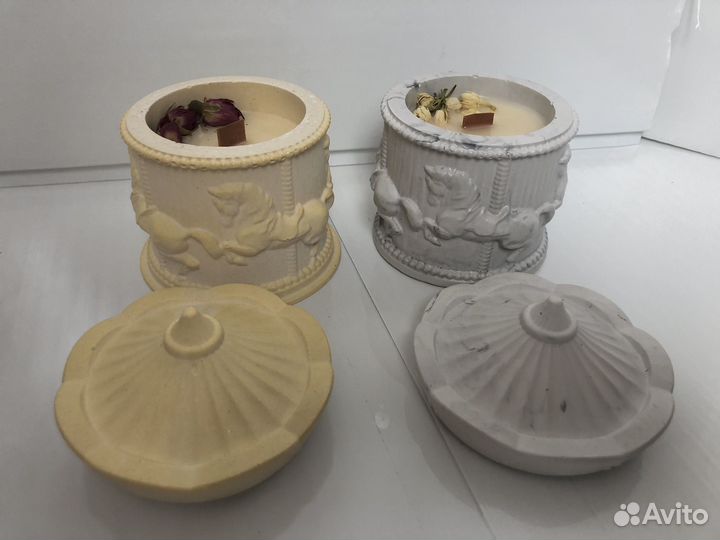 Аромасвечи ручной работы. Подарок на нг