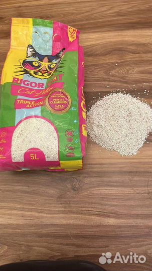 Наполнитель для кошачьего туалета бентонитовый