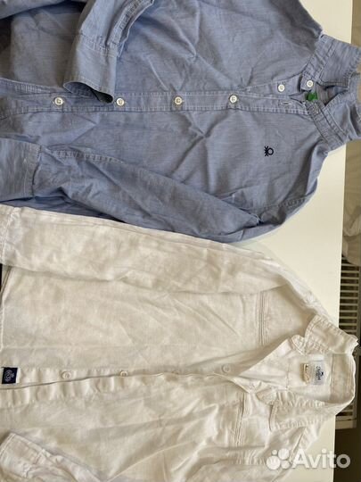 Одежда для мальчика 7 8 9 лет джинсы рубашка